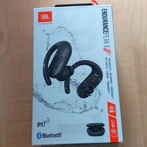 JBL Endurance Peak 2 true wireless headphones .